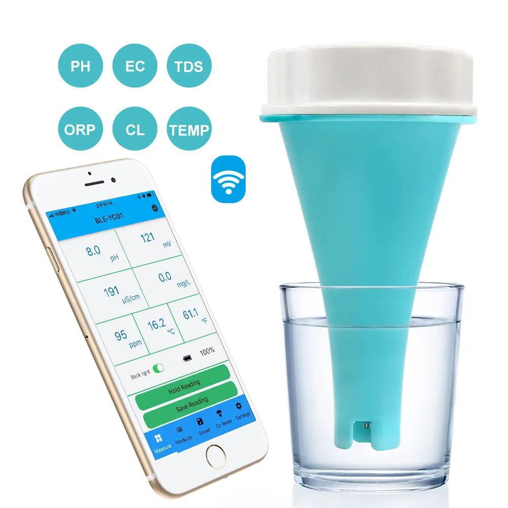 Ec Meter Digital - 6 in 1 Water Quality Test