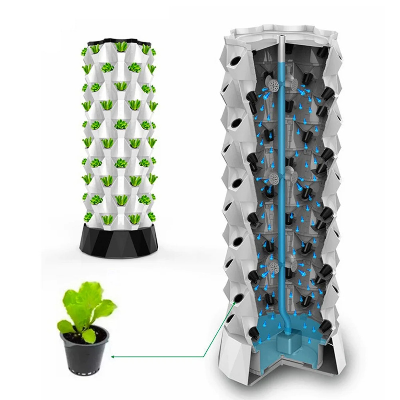 Vertical Grow Tower, Pineapple - Hydroponic Tower Planter recension och pris