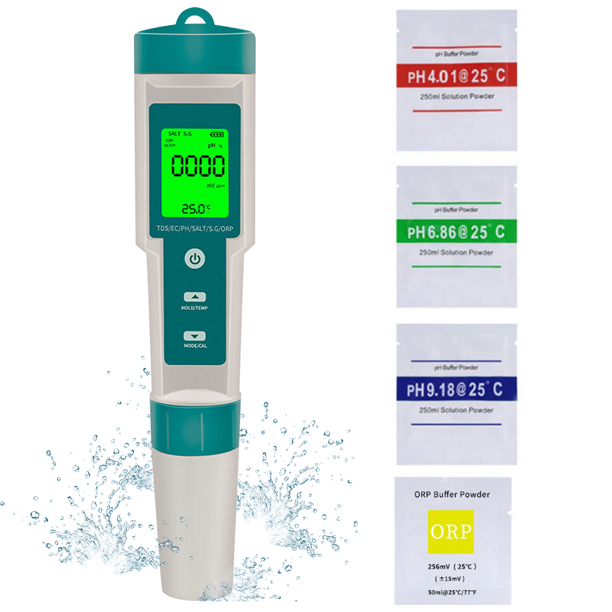 Digital PH Meter 7 In 1 PH/ORP - Ec Meter Digital recension och pris