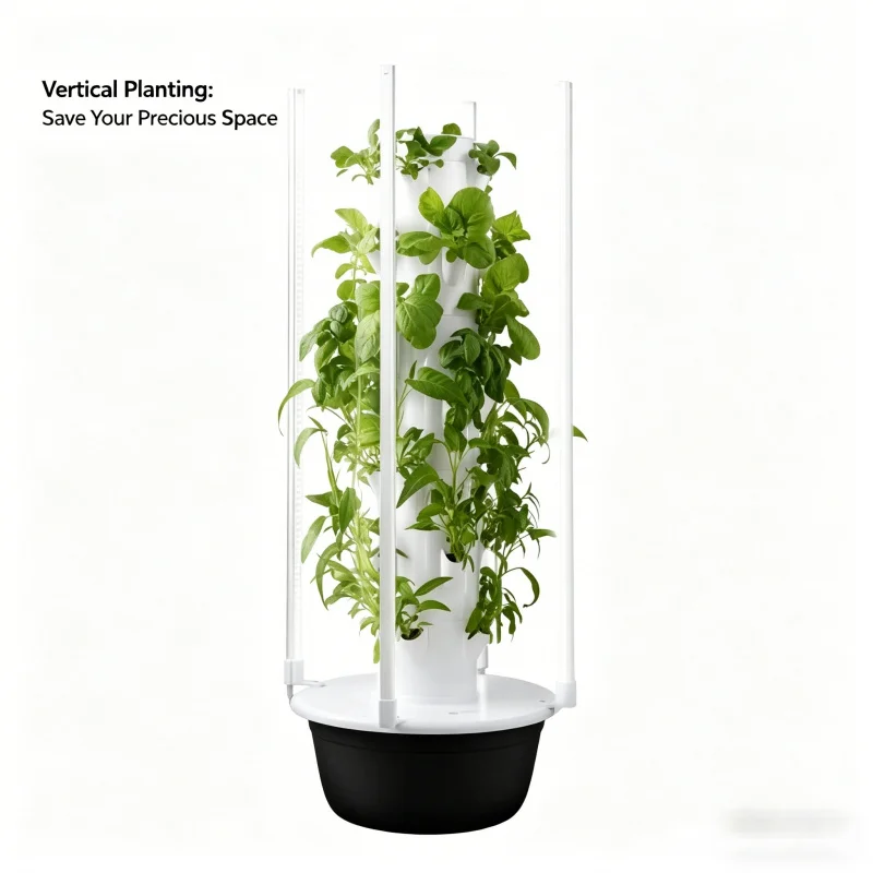 5-Layer Spacetree Hydroponic T - Hydroponic Tower Planter recension och pris