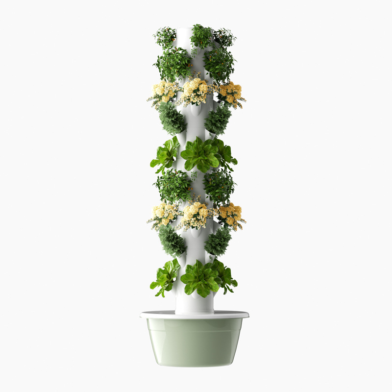 Vertical hydroponic tower Home - Hydroponic Tower Planter recension och pris