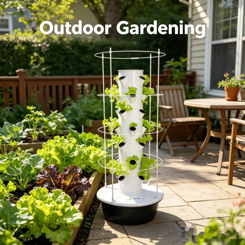 Smart Vertical Hydroponic Towe - Hydroponic Tower Planter recension och pris