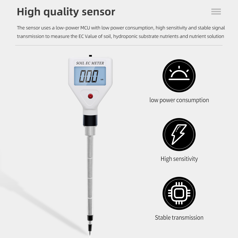EC Tester Digital Soil Meter A - Ec Meter Digital recension och pris