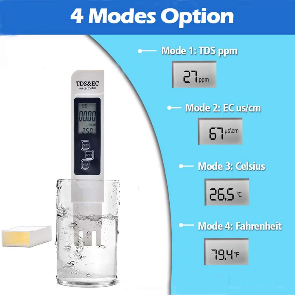 Digital TDS EC Water Tester Me - Ec Meter Digital recension och pris