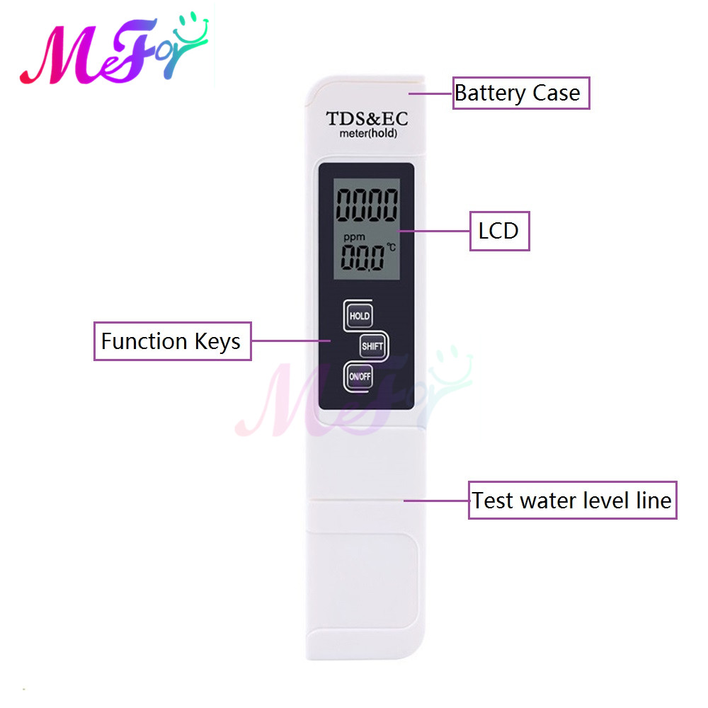 3 In1 TDS EC Meter Temperature - Ec Meter Digital recension och pris