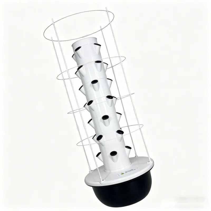 9 Layer Hydroponic Tower Garde - Hydroponic Tower Planter recension och pris