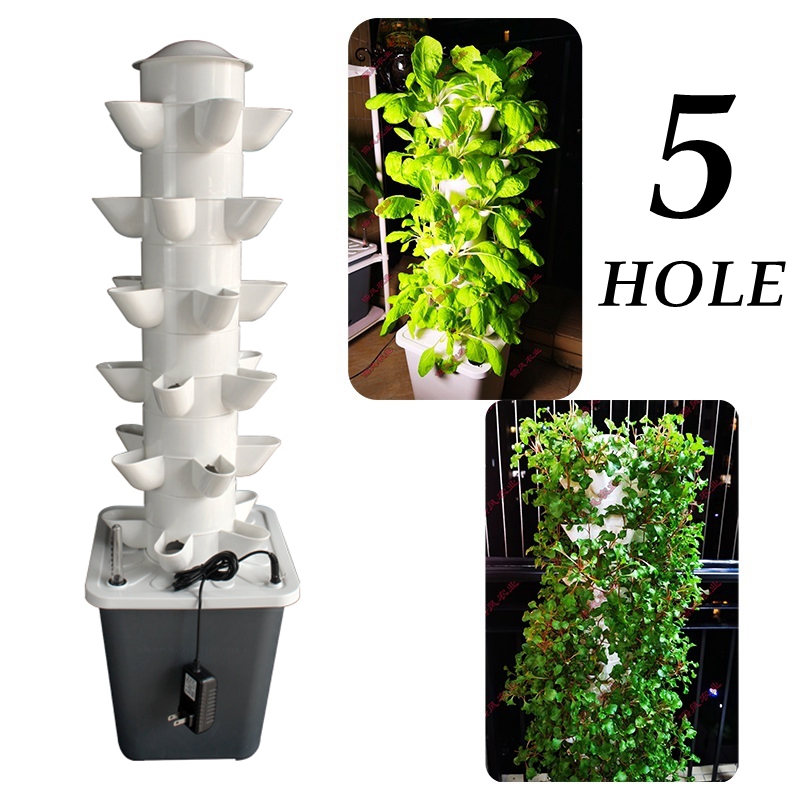 Vertical Hydroponic Tower Gree - Hydroponic Tower Planter recension och pris