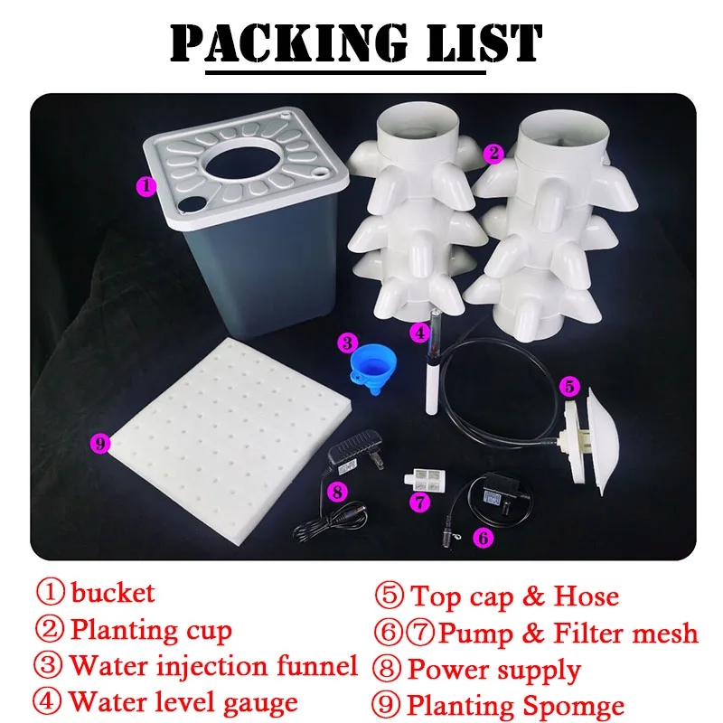 Vertical Hydroponic Tower Gree - Hydroponic Tower Planter recension och pris