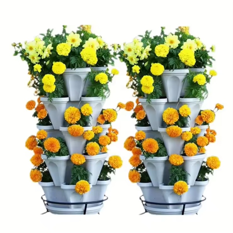 5-tier Self Watering Stacking  - Hydroponic Tower Planter recension och pris