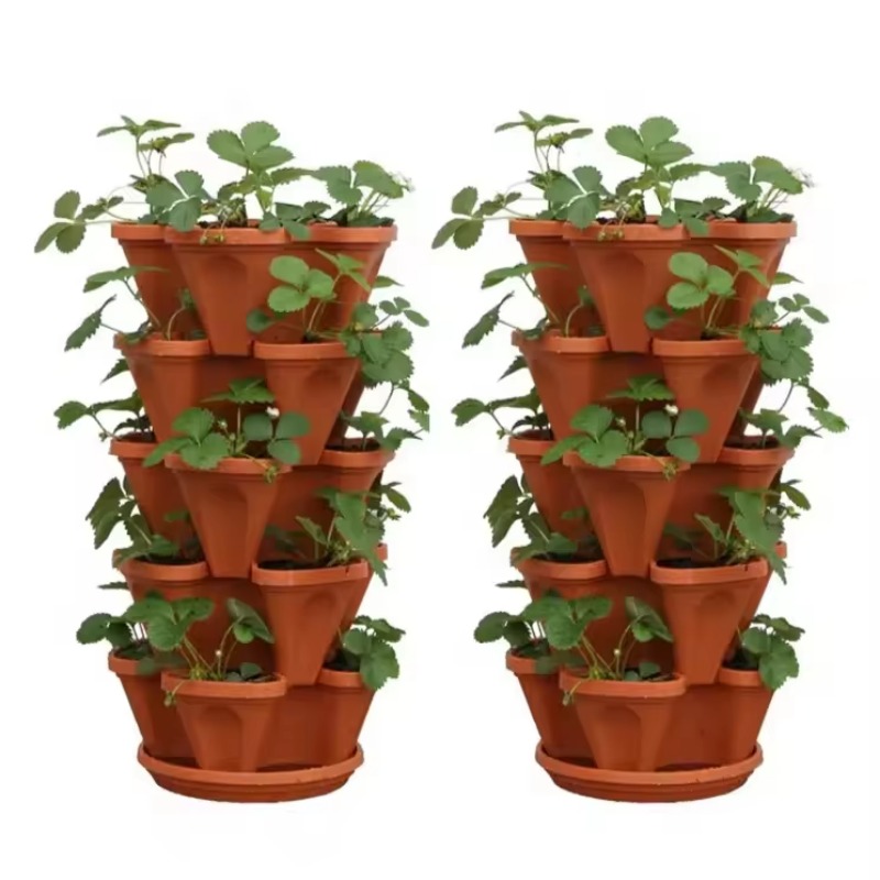 5-tier Self Watering Stacking  - Hydroponic Tower Planter recension och pris