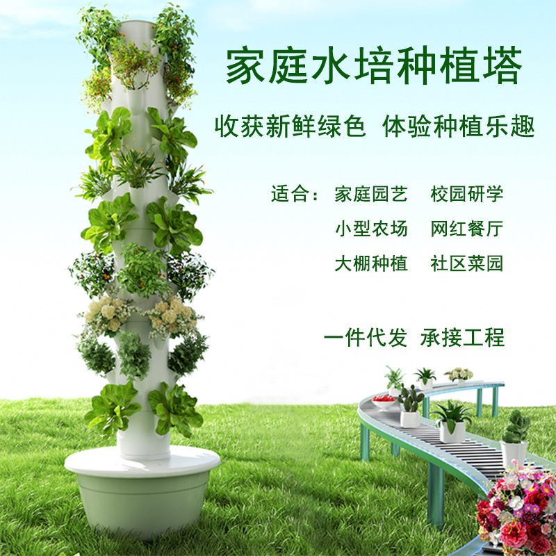 Outdoor Vertical Hydroponic Gr - Hydroponic Tower Planter recension och pris