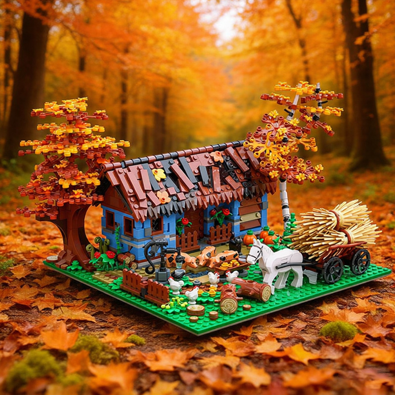 1120 PCS Urban Old Farm House  - Urban Farming Design recension och pris