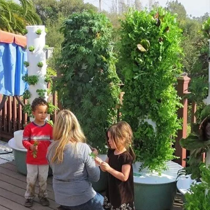 Vertical Hydroponic Grow Tower - Hydroponic Tower Planter recension och pris